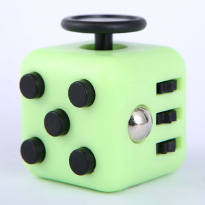 Six-Sided Stress Relief Toy Dice Fidget Cube Sensory Spinner Focus Toy Desk Fidget Gadget Handheld Sensory Dice For Adults Kids Office School Travel Daily Use Toy