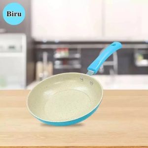 Panci Teflon Frypan Warna Ukuran 18cm Wajan Penggorengan Kecil Anti Lengket Fry Pan - YS