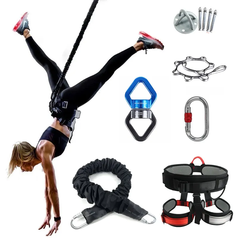 Free Video) Full Set Bungee Dance Flying Suspension Rope Aerial