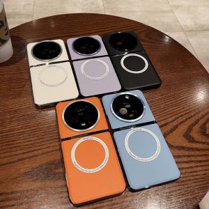 For Huawei Honor Magic 5 Pro Case Luxury PU Leather With  Magsafe Protective Back Cover Case For Huawei Magic5 Pro Shell