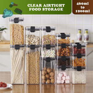 Xsential Airtight Food Storage Container Organizer for Kitchen Pantry Cabinet