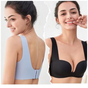 Bees Lingerie Japan Style Half Cup Push Up Ice silk Elastic Seamless Breathable Comfort Women Bras