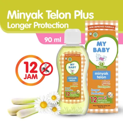 MY BABY Minyak Telon Plus Longer Protection 60ml | 90ml | 150ml - Minyak Bayi Anti Nyamuk 12 Jam