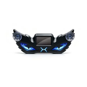 TANTUANG Cốc hút chân không Đèn Neon Xe Hơi Chạy Bằng Năng Lượng Trời Có thể sạc lại Sử dụng năng lượng trời Đèn chiếu sáng xung quanh Cool EYE Quà tặng Cảm biến rung động Đèn LED thông minh Đèn an ninh xe