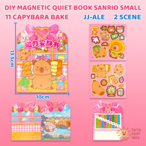 TAIYO DIY Magnetic Quiet Book Small Karakter Kecil Magnet Paper Doll Kertas Kartun Tempel Dekorasi