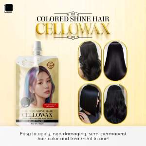 MERRY SUN TEMPORARY HAIR COLOR (100ml NEW PACKAGING) SHINING COLORED CELLOWAX