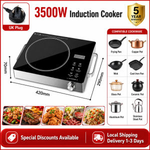 3500W Touchscreen Infrared Ceramic Cooktop Multi‑Function Electric Cooker for Home Cooking & Barbecue