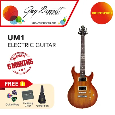 GREG BENNETT UM1 Electric Guitar - Designed in USA built by the largest guitar and ukulele manufacturer in the world SAMICK (UM-1)