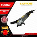 LOTUS Heavy Duty 1000W Angle Grinder 4 Trigger with carbon brush LTSG1000PX TFM LPT. 