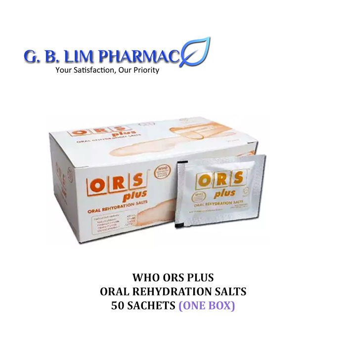 Ors ORS PLUS ORANGE WHO 50 SACHETS 1 BOX (EXP: 31-JAN-2026 ) | Lazada