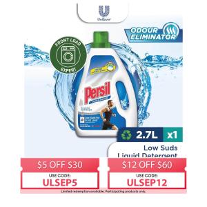 Persil Low Suds Odour Eliminator Concentrated Liquid Detergent 2.7L
