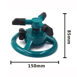 Vòi Phun Tự Động Xoay 3 Trục Phun Tưới Chân Đế Tròn Đường Kính 15cm Chuyên Dùng Tưới Cây Tưới Vườn Làm Mát Mái Tôn