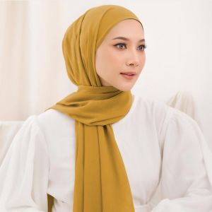 HIJAB PASMINA CERUTY BABY DOLL POLOS WARNA TERLENGKAP WARNA PANJANG 180 LEBAR 75 P2  RANAZ COLLECTION