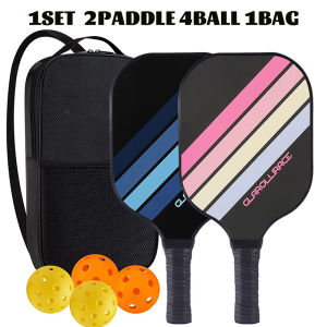 Carbon Fiber Pickleball Paddle Set with Professional Level Rackets for Men Women out game USAPA Approved free shipping