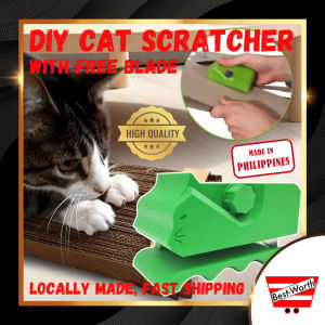 Kitty Cutter – Cardboard Cutter Tool for DIY Cat Scratchers (1 Blade Included)