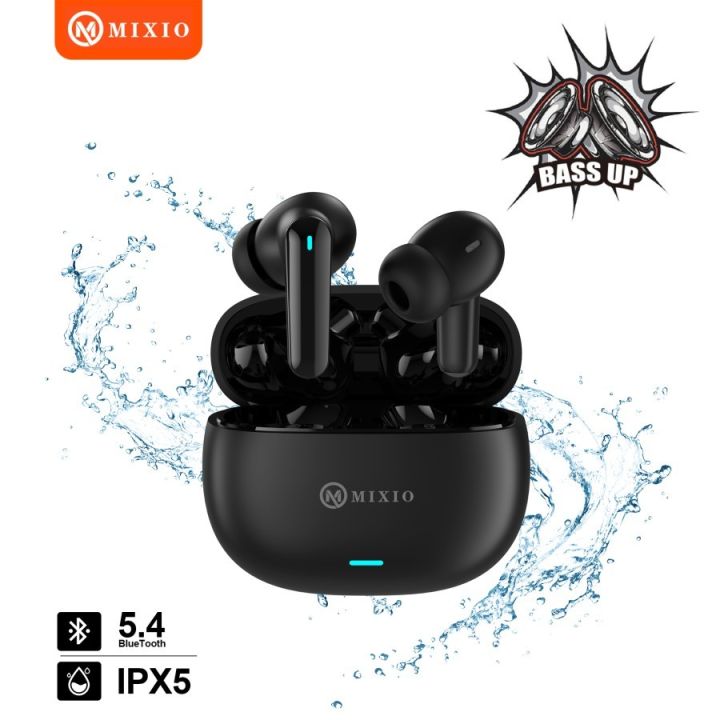 MIXIO X8 TWS SUPER BASS WIRELESS BLUETOOTH EARPHONE TWS MINI EARBUDS 5.4 Lazada Indonesia