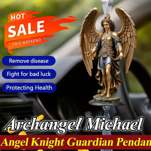 ⚡Fast Shipping⚡ Angel Knight Guardian Pendant Car Ornament Justice and Fairness Vintage Deity Statue Peace