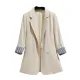 ZD Korean Style Women Long Sleeve Casual Blazer Plain Loose Suits Outwear Lady Slim Thin Short Blazer Jackets Office Formal OL Trend Coat. 