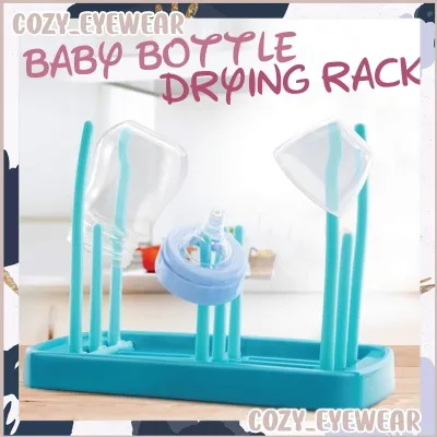 Baby Bottle Teat Drying Rack Feeding Bottle Storage Feeder Cleaning Holder Nipple Dryer Foldable Drying Rack