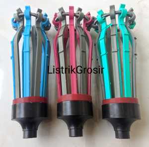 JUMBO 10 JARI TONGKAT PENGGANTI LAMPU STICK LAMPU BAHAN BESI ALUMINIUM 2M STIK LAMPU JUMBO