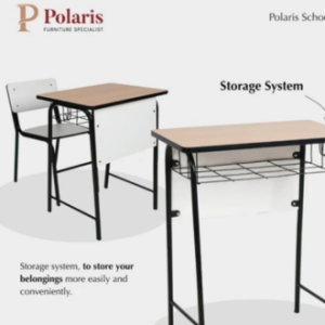 SET MEJA KURSI SEKOLAH POLARIS MEJA KURSI ANAK BELAJAR GAMBAR