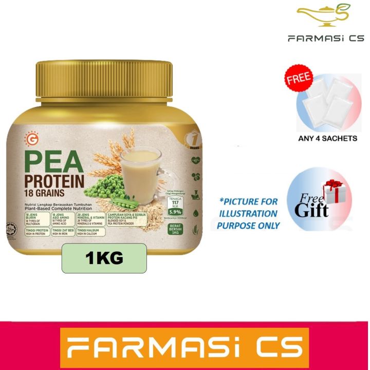 Good Morning Pea Protein 1kg EXP:01/2026 + 4 Sachets Nutritional Drinks ...