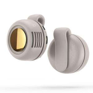 SG [2pcs] Portable Mini Bladeless Fan Silent Clip On Fan for Shirt & Waist Adjustable 3-Speed For Outdoor & Travel Gift