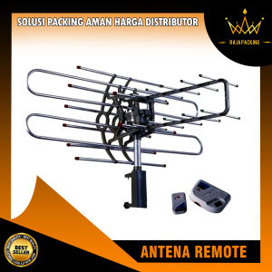 Antena TV Digital Outdoor Bergaransi Warna Hitam - Penerima Sinyal Lebih Maksimal dengan Remote