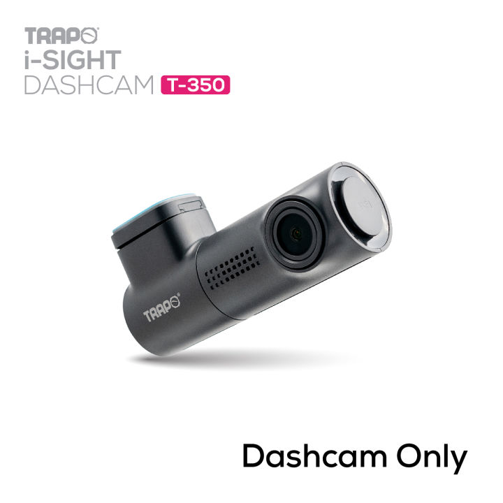 [Free Installation] Trapo i-Sight T350 Dashcam / 2K Full HD / Wifi / Built-inGPS / WDR / Voice Command