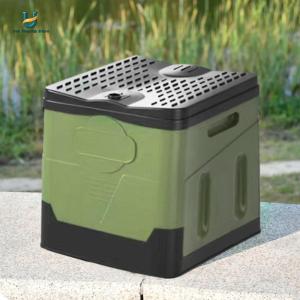 Multifunction Bedpan Portable Outdoor Folding Toilet Strong Bearing Capacity Reusable Trash Can for Tour Emergency Self-driving Travel [Ueb Flagship Store]