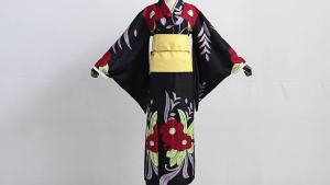 Anime Tamayo Cosplay Costume Kimetsu No Yaiba Wig Kimono Shoes2026