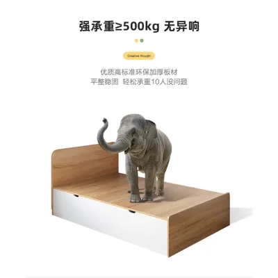 Bed frame Storage Single Bed 1M High Storage Simple Plate Bed Multifunctional Small Bed Side Flipped Air Pressure