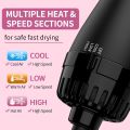 Hair Dryer Brush Blow Dryer Brush in One, Upgraded 4 in 1 Hair Dryer and Styler Volumizer with Negative Ion Anti-frizz Ceramic Titanium Barrel Hot Air Brush Hair Straightener Brush. 