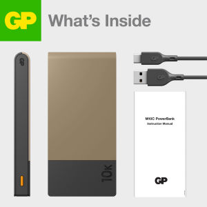 GP M2+ PowerBank 10000mAh with 3C/CCC Certified
