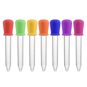 Pipettes Silicone and Plastic Dropper Pipettes Liquid Droppers for Candy Sweet Kids Children Kitchen Gummy Mold