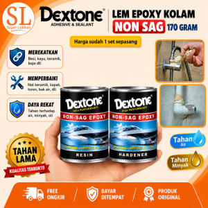 Lem Dextone Anti Bocor Kolam Pipa Toren Rembes Merekat Dalam Air 170gr
