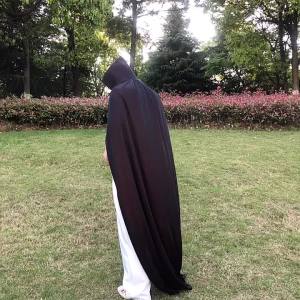 Halloween Cloak Cloak cosplay Death Wizard Black and Red Cloak Party Vampire Cloak Death Cloak