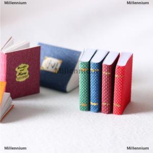 [COD] Millennium 4pcs/set 1/12 Dollhouse Miniature Mini Books Model Furniture Accessories 2021
