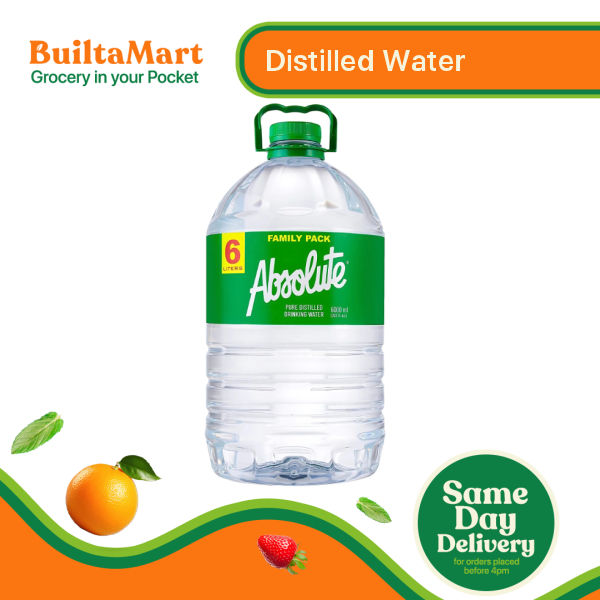 Absolute Distilled Drinking Water (6L) | Lazada Philippines