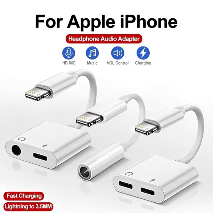 lightning adapter lightning earphones to aux
