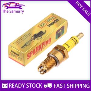 Samurry ✨Hot Sale✨ 1Pcs Spark Plug 3 Triple Electrode A7TC D8TC For GY6 CG 50 70 110 125 150CC Motorcycle Atv Scooter Dirt Bike Go Kart