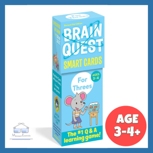 (Age 3-4) Brain Quest - Kindergarten Educational Flash Cards Intelligence Development Children Kid Book Smart Card Children Books
