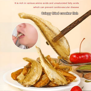 🐟 Crispy Boneless Yellow Croaker Fish Pieces Fillets Strips Large Succulent With Aromatic Layers Two Flavors Savory Spicy Fresh No Spit Bones Fragrant Crispy Yellow Croaker