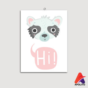 HIASAN DINDING (15X20) ANIMAL CUTE KAMAR ANAK WALL DECOR PAJANGAN POSTER KAYU HIASAN DINDING RUANGAN