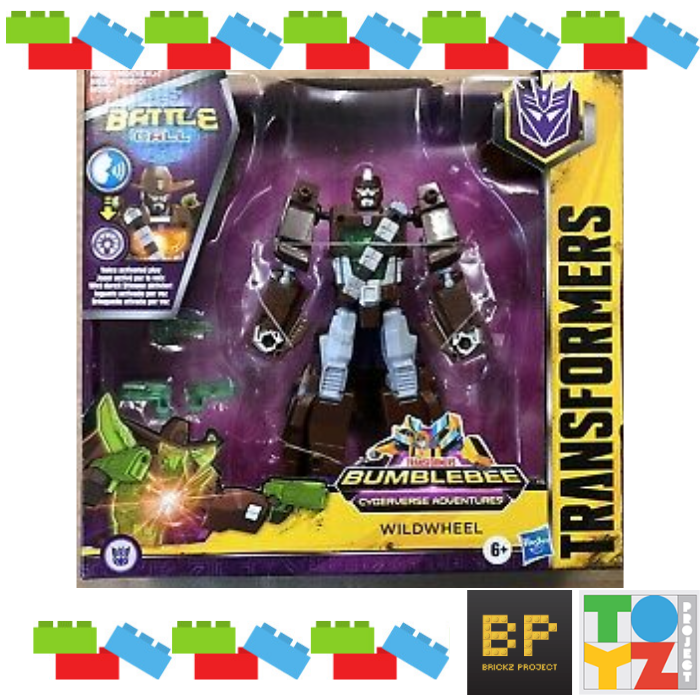 Transformers Bumblebee Cyberverse Adventures Battle Call Trooper Class Wildwheel Power Lights