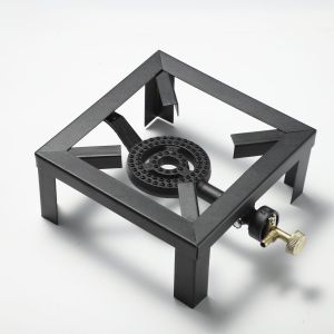 Double Burner Gas Stove with Stand Heavy Duty Camping Stove Portable Outdoor Table Top Flame Stove With Regulator For Travel Kitchen Hiking Camping Stalls Household Energy Saving Desktop Furnace