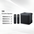 S8 100W Portable Karaoke Speaker AINEW Professional Dual Microphone Bluetooth Smart External karaoke. 