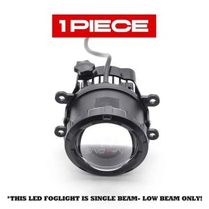 3 Inch LED Projector Lens H11 Fog Lights For Nissan Navara D40/Armada/Frontier/Xterra/Pathfinder/Titan/NV200/Sentra Sportlights Bumper Single Low Beam Fog Lamp Accessories