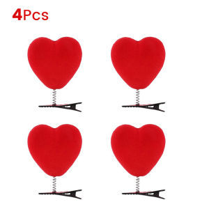 T.Z. กิ๊บน่ารัก ตุ๊กตาเป็ด หัวใจสีแดง แบบเรียบน่ารักดุ๊กดิ๊ก เป็นของขวัญให้เพื่อน Hair clip