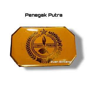 TANDA TOPI PRAMUKA PREMIUM/PIN TOPI PRAMUKA SIAGA PENGGALANG PENEGAK PREMIUM